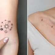 8 ideas de tatuajes para los fanáticos de la astrología.