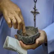 Celebración del Miércoles de Ceniza.