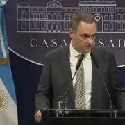 Manuel Adorni, vocero de Javier Milei.