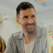 Lio Messi en una publicidad del SuperBowl 2024.