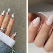 Las uñas plateadas vuelven a estar de moda y te mostramos nuestros diseños preferidos.