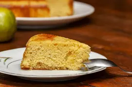 Torta de naranja con un ingrediente secreto.