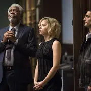 Scarlett Johansson y Morgan Freeman trabajaron juntos en una película en 2014.