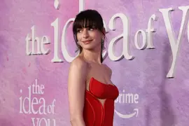 Anne Hathaway en la premiere de The Idea of You, el 29 de abril, en Nueva York.