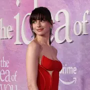 Anne Hathaway en la premiere de The Idea of You, el 29 de abril, en Nueva York.