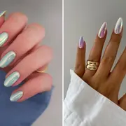 9 diseños de nail art para sumarte a la tendencia de los brillos.