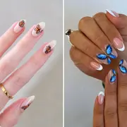 10 diseños de uñas con mariposas que son tendencia.