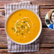 La sopa de calabaza, un clásico del otoño, en la versión de Paulina Cocina