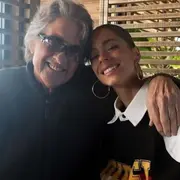 Tini junto a su papá