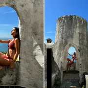 Las sensuales fotos de Zaira Nara durante su vacaciones en Brasil.