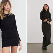 10 diseños de vestidos negros para usar esta temporada.