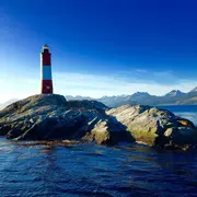 El faro del fin del mundo, en Ushuaia.