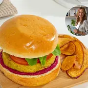Hamburguesa veggie de Mamá sana.