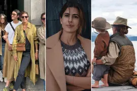 Tonos camel, ocre y en la gama de los marrones: la paleta tendencia elegida por Juliana Awada.