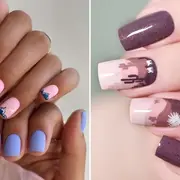 7 ideas de nail art que se suman a la tendencia de landscape.