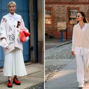 5 looks total white, ideales para el invierno.