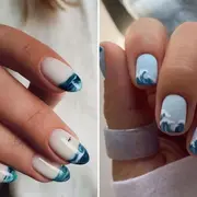 6 diseños de sea nail art, ideal para los fanáticos del mar.