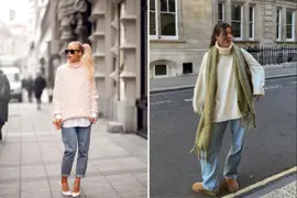 8 looks de street style con baggy suéters.