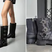 5 diseños de botas biker para sumar a tus outfits invernales.
