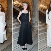 Keira Knightley, Michelle Williams y Camila Morrone en el desfile de Chanel