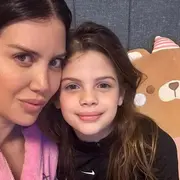 Wanda Nara y Francesca Icardi en enero de 2024.