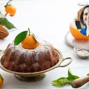 Budín de mandarina de Paulina Cocina.