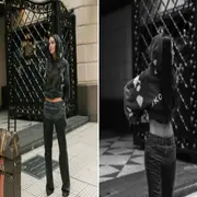 Dos fotos de la modelo Zaira Nara.