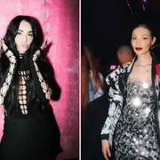 Foto de Lali y de una celebrity mexicana.