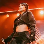 Foto de María Becerra en Monterrey.