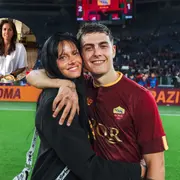 Montaje de Gabriela Sabatini, Oriana Sabatini y Paulo Dybala.