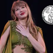 Imagen de Taylor Swift y del logo de la UBA.
