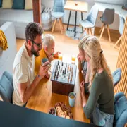 Los juegos de mesa siempre son una genial opción.