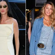 Katy Perry, en un impecable total white, y Blake Lively con su chaqueta de denim.
