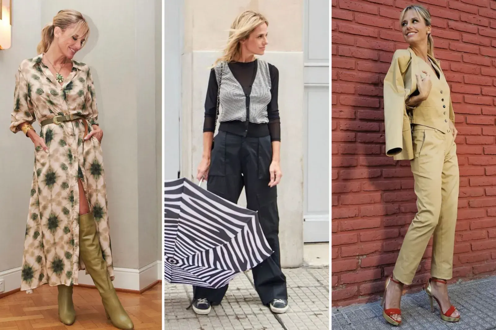 Mariana Fabbiani y sus mejores looks de fin de semana.