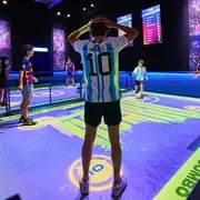 Un espacio para jugar en The Messi Experience.