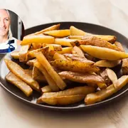 Papas no fritas crocantes.