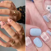 Diseños de nail art para uñas cortas.
