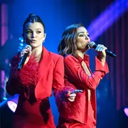 Muna Pauls y Agustina Cherri en el Cris Morena Day.