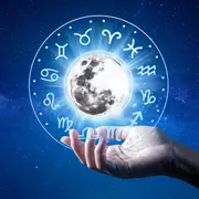 La rueda zodiacal, con los símbolos de los 12 signos astrales.