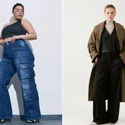 Dos modelos mujeres usando ropa de Flores.