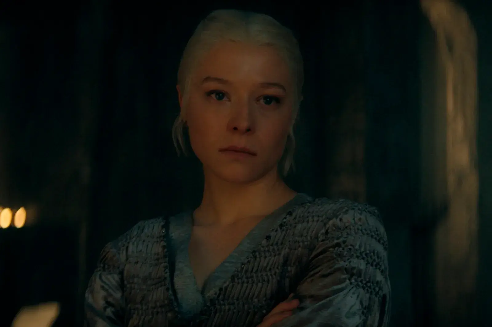 Foto de Emma D'Arcy en House of the Dragon.