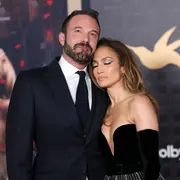 Ben Affleck y Jennifer Lopez en la premiere de "This Is Me...Now: A Love Story".