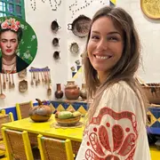 Pampita en México.