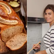 Budín de banana de Juliana Awada.