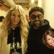 Foto de Cris Morena y Francisco Lago.