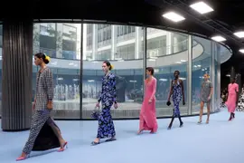 Desfile de Carolina Herrera, Primavera/verano 2025 en la semana de la moda de Nuevas York.