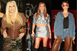 Susana Giménez, Sofía Zámolo y Julieta Cardinali en el desfile de Kosiuko