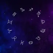La rueda zodiacal, con los símbolos de los 12 signos astrales.
