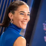 Foto de Juana Viale en la Mesaza.