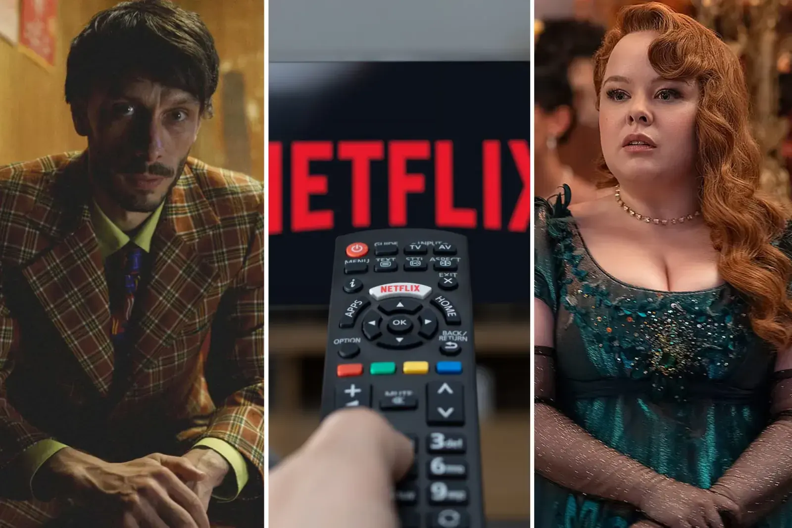 Armado con imagenes de Las series más vistas de 2024 en Netflix